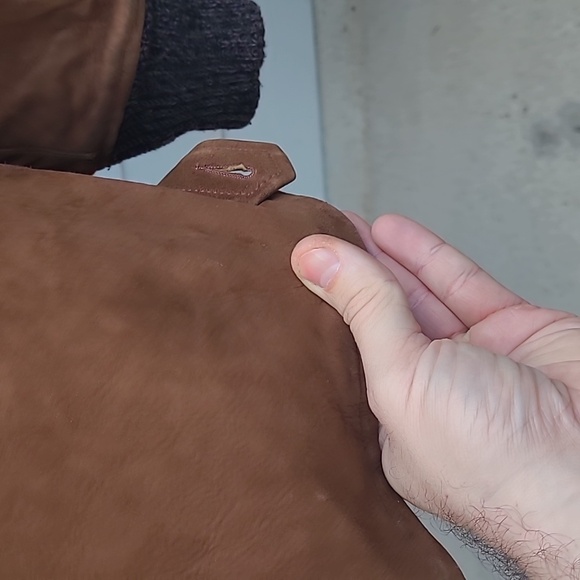 MCGREGOR Suede Scotchguard‎ Leather Mens Large Full Zip Jacket 50s 60s VTG RARE - Picture 8 of 11